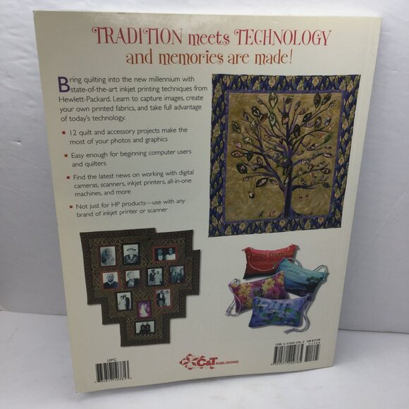 Vintage 2004 Hewlett-Packard Photo Fun Print Your Own Fabric For Quilts Crafts - Picture 10 of 10